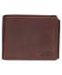 Men's Buffalo RFID Secure Center Wing Wallet with Coin Pocket