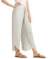 Juniors' Sarong-Style Mid-Rise Tie-Front Pants