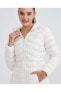 Фото #60 товара W Essential Maxi Length Hooded Jacket S212005 Kadın Günlük Mont Beyaz