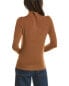 Celestine Sei Mock Neck Top Women's Brown L