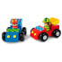 Фото #3 товара Деревянный игрушечный транспорт NICI Гоночные автомобили (красный и синий)
