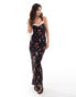 Фото #1 товара Miss Selfridge maxi dress in floral print