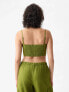 Фото #2 товара Linen-Cotton Cropped Tube Top