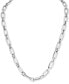 ფოტო #1 პროდუქტის EFFY® Men's Large Oval Link 22" Chain Necklace in Sterling Silver