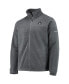 ფოტო #3 პროდუქტის Men's Brooklyn Nets Heathered Charcoal Flanker Full-Zip Jacket