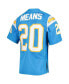 ფოტო #4 პროდუქტის Men's Natrone Means Powder Blue Los Angeles Chargers Authentic Retired Player Jersey