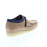 Фото #15 товара Clarks Wallabee 26162515 Mens Beige Nubuck Oxfords & Lace Ups Casual Shoes