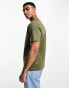 GANT shield logo t-shirt in dark green Зеленый, XS - 42 - фото #2