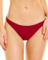 L*Space 281613 Womens Camacho Bikini Bottom, Size Large, Color Red