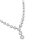 ფოტო #2 პროდუქტის Silver-Tone Cubic Zirconia Lariat Necklace, 16" + 2" extender, Created for Macy's