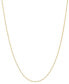 ფოტო #1 პროდუქტის 14k Yellow Gold Necklace, 16" Light Rope Chain (1mm)
