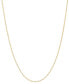 Macy's 14k Gold Necklace, 18" Light Rope Chain (1mm) Желтый, 18 inches - фото #1