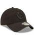 Фото #4 товара Men's Milwaukee Brewers Black on Black Core Classic 2.0 9TWENTY Adjustable Hat
