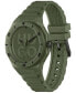 Фото #3 товара Часы и аксессуары Hugo Boss Grail кварцевые наручные зеленого цвета с силиконовым ремешком 42 мм