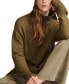 Women's Mock Neck Long-Sleeve Tunic Sweater