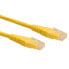 ROLINE UTP Patch Cord Cat.6 - yellow 0.3m - 0.3 m - Cat6 - U/UTP (UTP) - RJ-45 - RJ-45