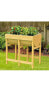 Фото #2 товара Raised Wooden Planter Vegetable Flower Bed with Liner