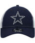 Men's Navy Dallas Cowboys Basic Trucker 9FORTY Snapback Hat