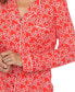 ფოტო #5 პროდუქტის Women's 2 Piece Long Sleeve Heart Print Pajama Set