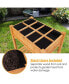 Фото #8 товара 8 Grids Raised Garden Bed Elevated Planter Box Kit Wood