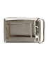 ფოტო #2 პროდუქტის Men's 30mm Rhodium Over Solid Sterling Silver Compression Belt Buckle