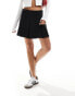 Фото #2 товара ASOS DESIGN pleated mini skirt in black - BLACK