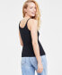 Women's Ribbed Scoop-Neck Tank Top, Created for Macy's