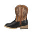 Фото #3 товара Roper Bumps Embroidery Square Toe Cowboy Toddler Boys Brown Casual Boots 09-017