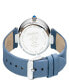 ფოტო #3 პროდუქტის Women's Matera Light Blue Leather Watch 35mm