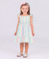 Фото #2 товара Little Girls Smocked Flutter Strap Dress