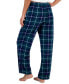 Women's Printed Fleece Pajama Pants, Created for Macy's