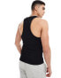 Фото #2 товара ASOS 4505 Icon seamless rib training racer vest in black