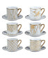 Matrix Espresso Cups & Saucers Set