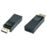 Фото #1 товара M-CAB Displayport 1.2 to HDMI 2.0 AV Adapter - 4K@60Hz - male/female - black - active - DisplayPort - HDMI Type A (Standard) - Male - Female - Straight - Straight