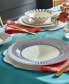 Фото #9 товара Blue Italian Steccato Dinner Plates, Set of 4