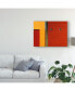 Фото #3 товара Anna Niemiec The Wall Red Yellow Canvas Art - 15" x 20"