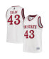 Фото #2 товара Men's Pascal Siakam White New Mexico State Aggies Alumni Commemorative Replica Basketball Jersey