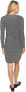Фото #4 товара CARVE Designs 243813 Womens Long Sleeve Sheath Dress Gray Striped Size Large