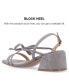 Women's Amity Bow Detail Strappy Block Heel Sandals