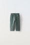 Фото #2 товара Льняные брюки с карманами ZARA