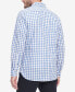 Фото #2 товара Men's Flex Small Check Long-Sleeve Button-Down Shirt