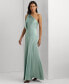 Women's One-Shoulder Satin Gown