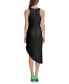 Фото #2 товара Women's Side-Ruched Asymmetric Midi Dress