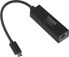 Фото #1 товара Vision TC-USBCETH/BL - Wired - USB Type-C - Ethernet - Black