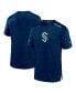 Фото #1 товара Men's Deep Sea Blue Seattle Kraken Authentic Pro Performance T-shirt