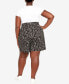 Фото #3 товара Plus Size Alisha Knit Print Shorts