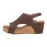 Фото #3 товара Corkys Carley Studded Wedge Womens Brown Casual Sandals 30-5316-BWCV-Q