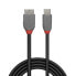 Фото #2 товара Lindy 1m USB 3.2 Type C to Micro-B Cable - Anthra Line - 1 m - USB C - Micro-USB B - USB 3.2 Gen 1 (3.1 Gen 1) - 500 Mbit/s - Black