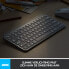 Фото #7 товара Logitech MX Keys Mini Minimalist Wireless Illuminated Keyboard - Mini - RF Wireless + Bluetooth - QWERTZ - LED - Graphite