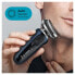 Braun Series 7 71-B1200s - Foil shaver - 360° Flex - Stainless steel - Buttons - Blue - LED